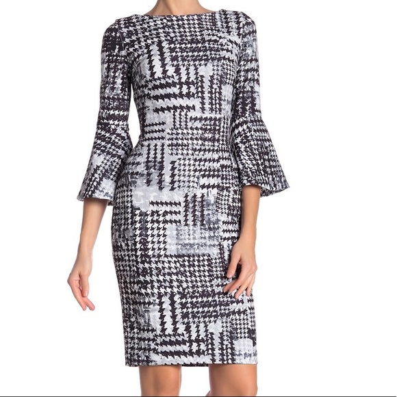 Calvin Klein Dresses & Skirts - Calvin Klein LAST ONE! Size 6 - Bell-Sleeve Dress